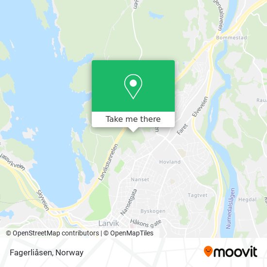 Fagerliåsen map