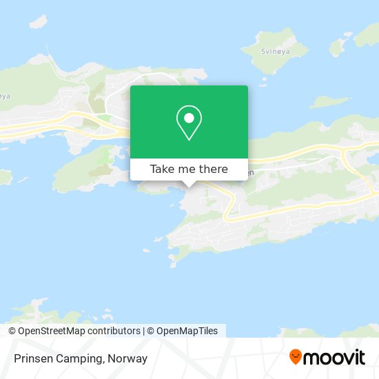 Prinsen Camping map