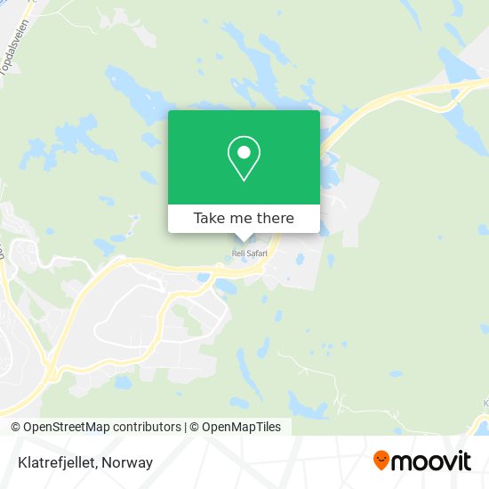 Klatrefjellet map