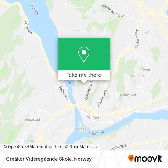 Greåker Videregående Skole map