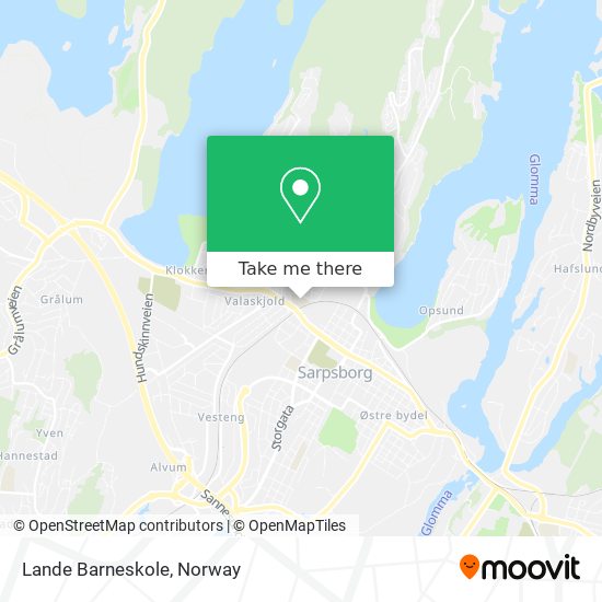 Lande Barneskole map