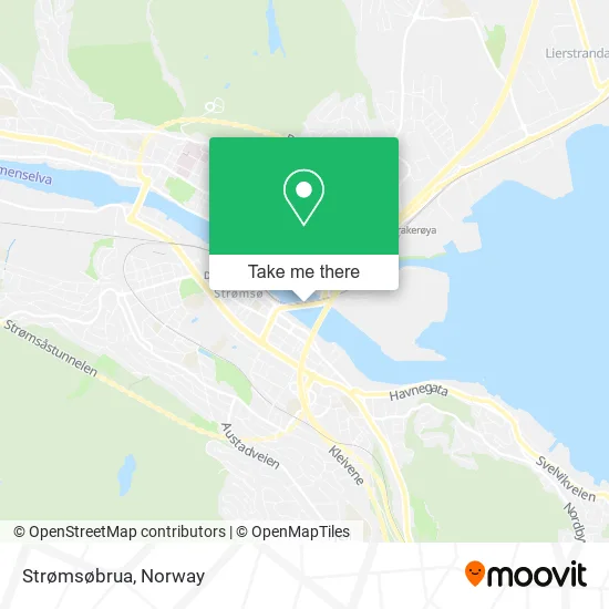 Strømsøbrua map