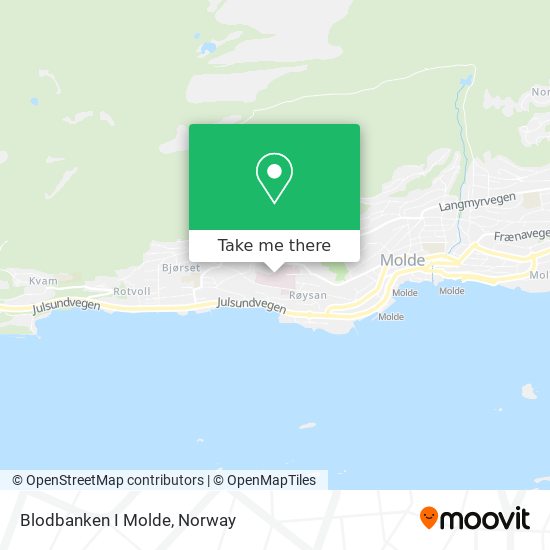 Blodbanken I Molde map