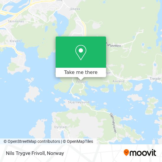 Nils Trygve Frivoll map