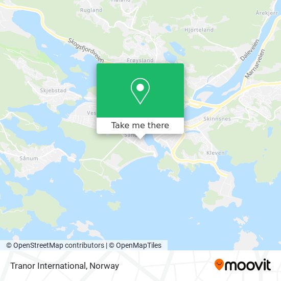Tranor International map