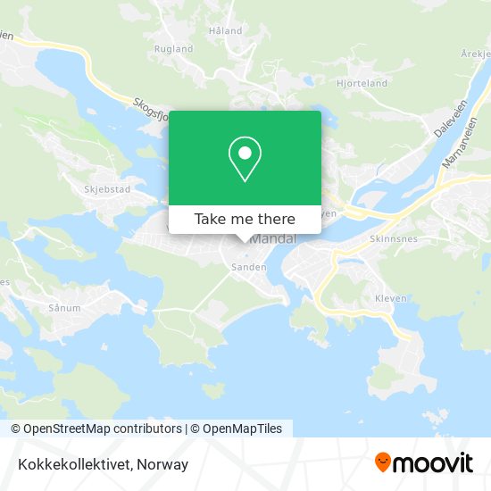 Kokkekollektivet map