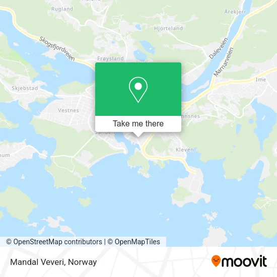 Mandal Veveri map