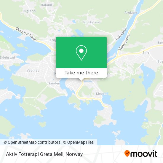 Aktiv Fotterapi Greta Møll map