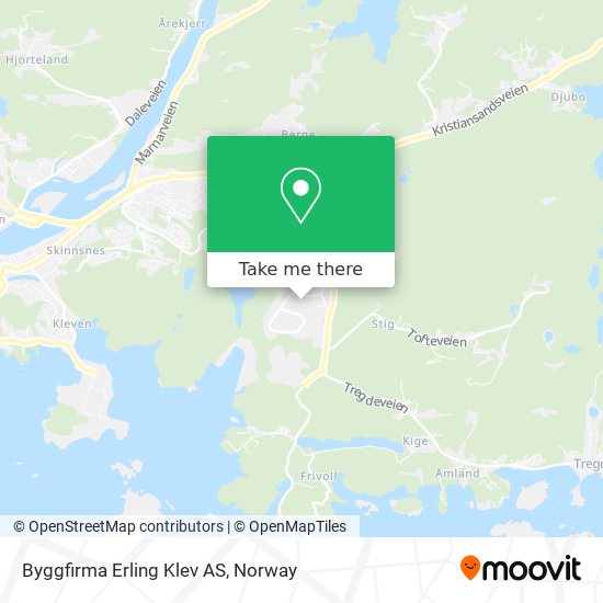 Byggfirma Erling Klev AS map