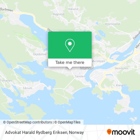 Advokat Harald Rydberg Eriksen map