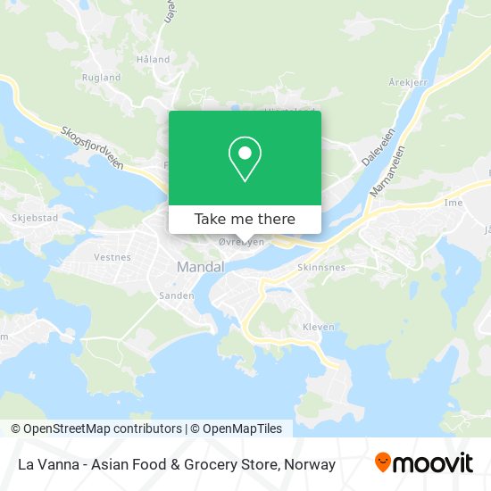 La Vanna - Asian Food & Grocery Store map