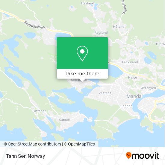 Tann Sør map