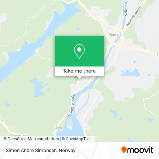 Simon Andre Simonsen map