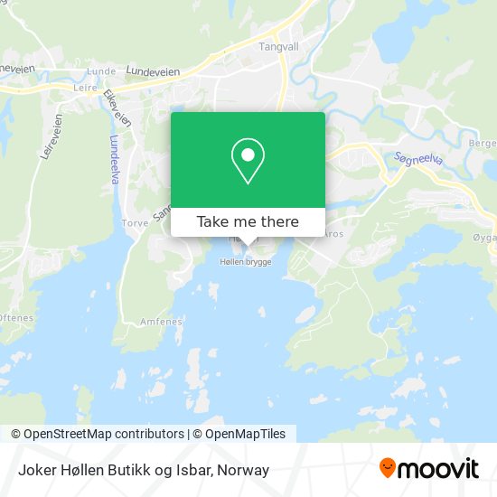 Joker Høllen Butikk og Isbar map