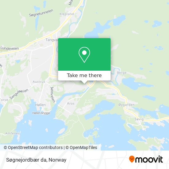 Søgnejordbær da map
