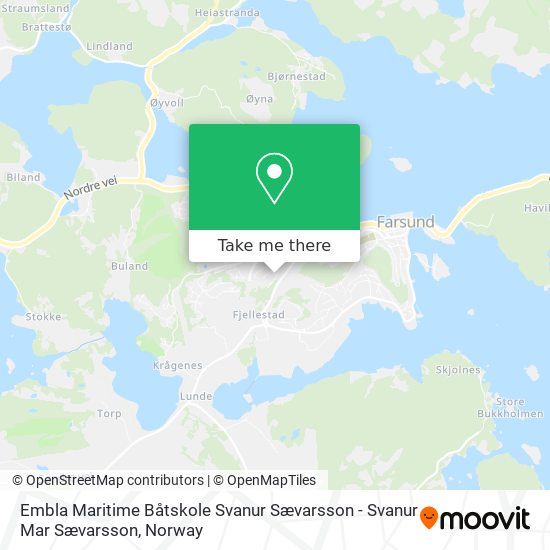 Embla Maritime Båtskole Svanur Sævarsson - Svanur Mar Sævarsson map