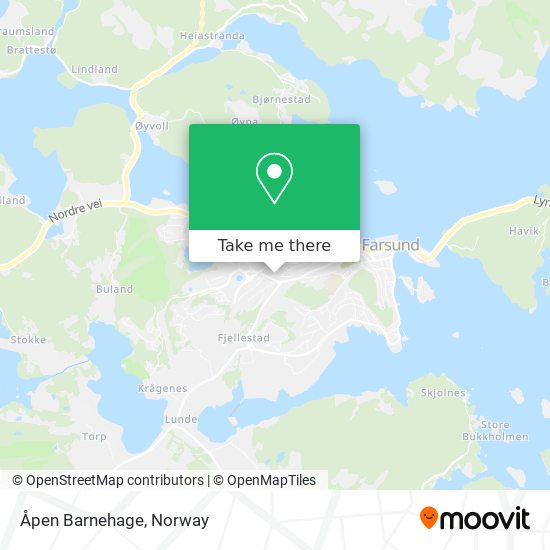 Åpen Barnehage map