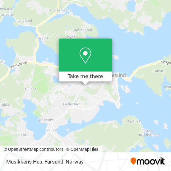 Musikkens Hus, Farsund map