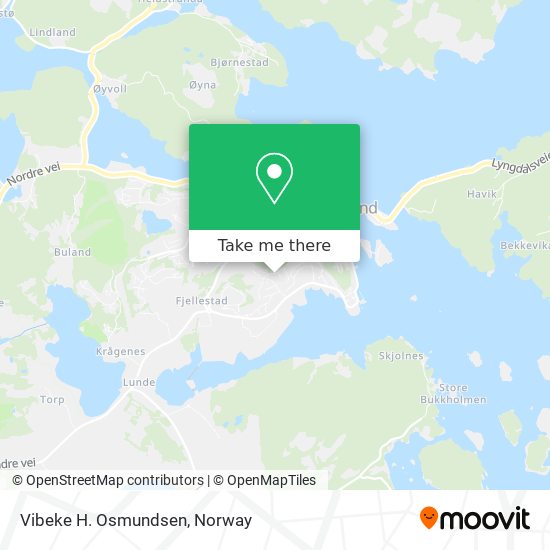 Vibeke H. Osmundsen map