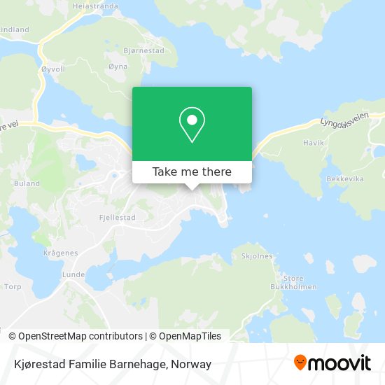 Kjørestad Familie Barnehage map