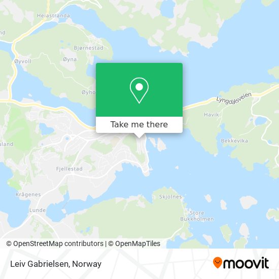 Leiv Gabrielsen map