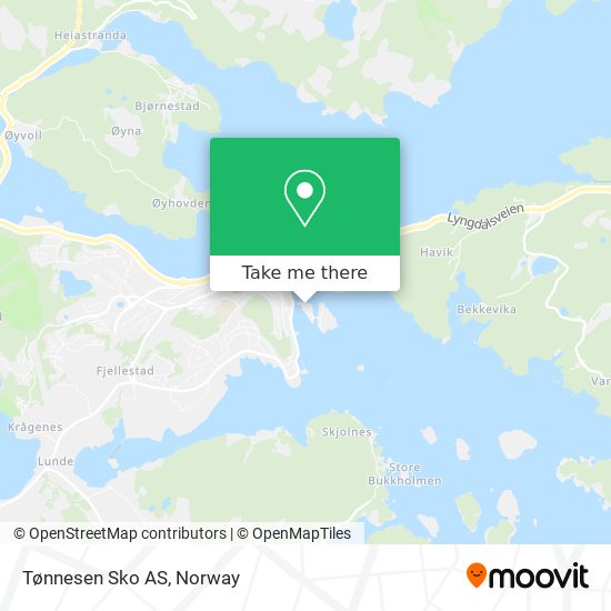 Tønnesen Sko AS map