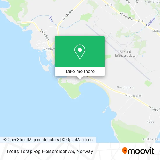 Tveits Terapi-og Helsereiser AS map