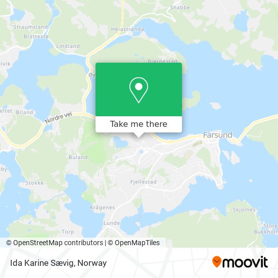 Ida Karine Sævig map