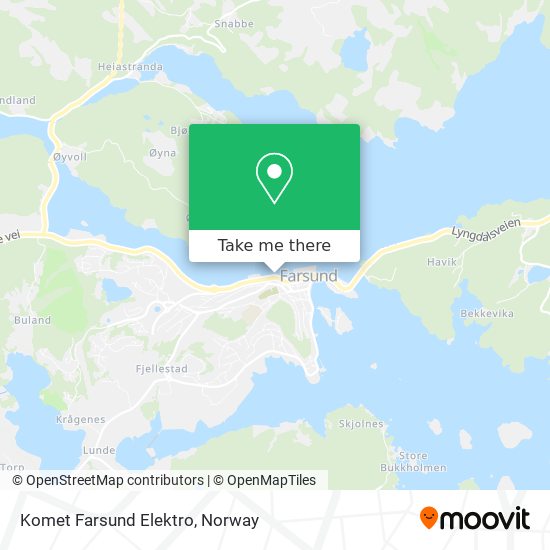 Komet Farsund Elektro map