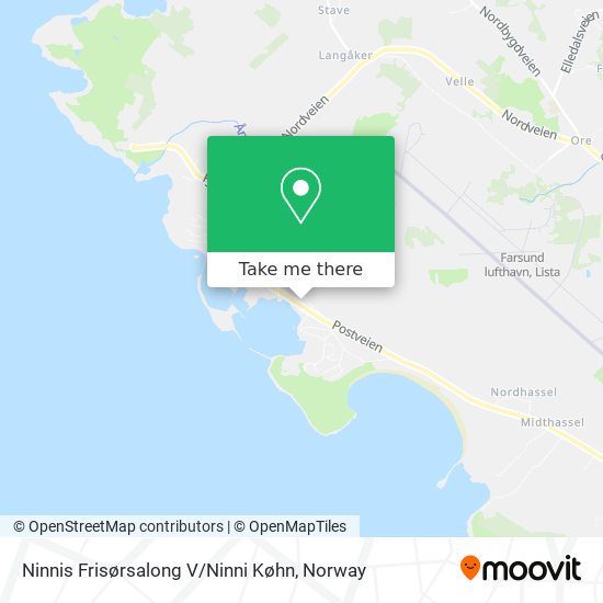 Ninnis Frisørsalong V / Ninni Køhn map