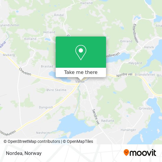 Nordea map