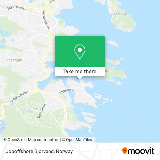 Joboffshore Bjorvand map