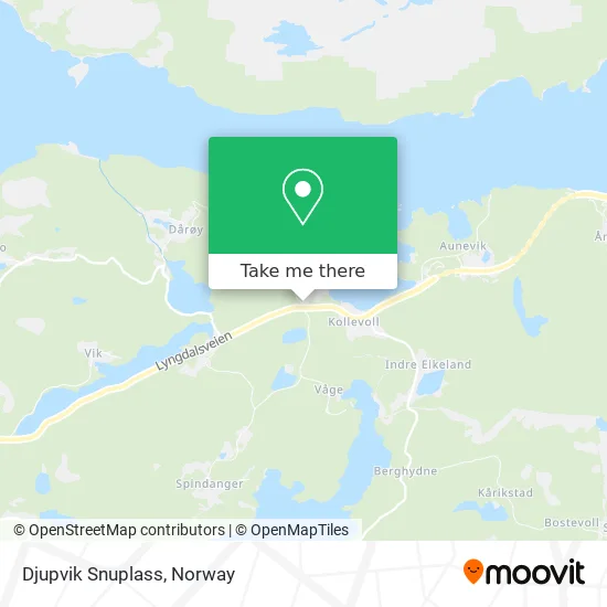 Djupvik Snuplass map