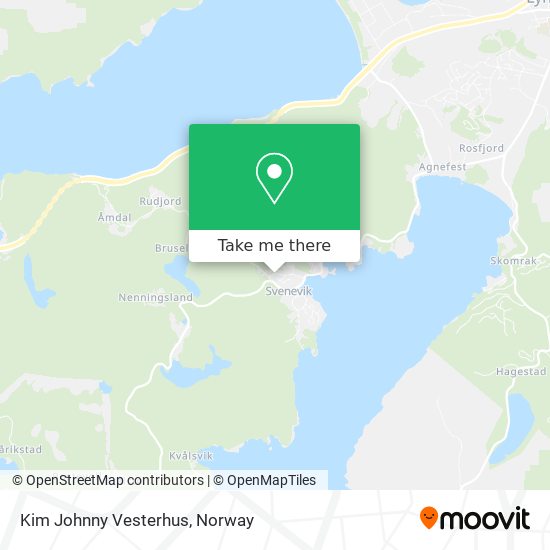 Kim Johnny Vesterhus map