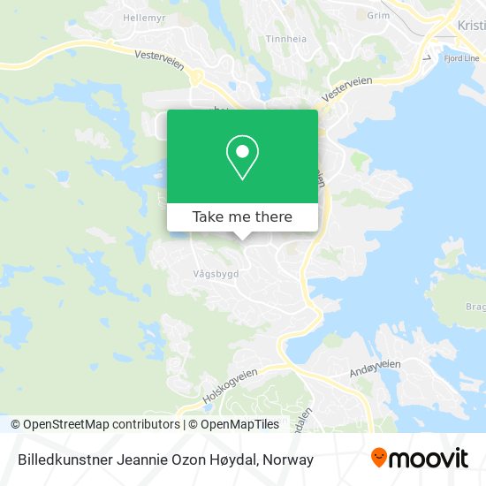 Billedkunstner Jeannie Ozon Høydal map