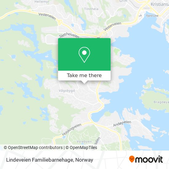 Lindeveien Familiebarnehage map