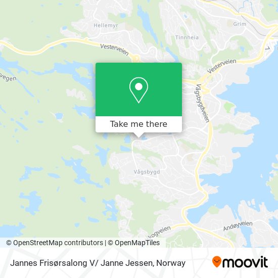 Jannes Frisørsalong V/ Janne Jessen map