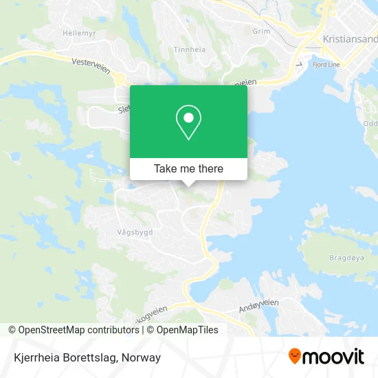 Kjerrheia Borettslag map