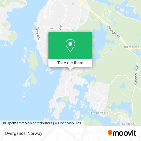 Dvergsnes map