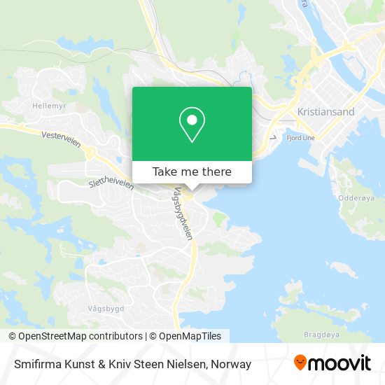 Smifirma Kunst & Kniv Steen Nielsen map