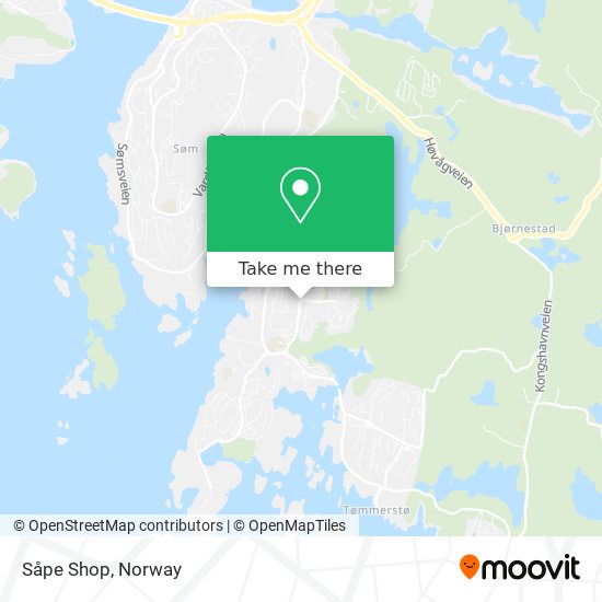 Såpe Shop map