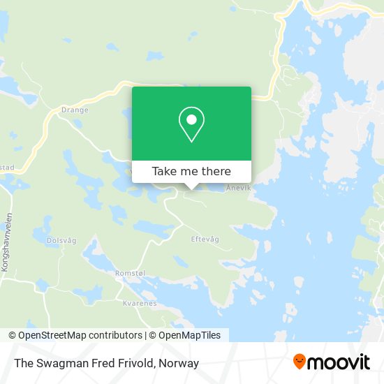The Swagman Fred Frivold map