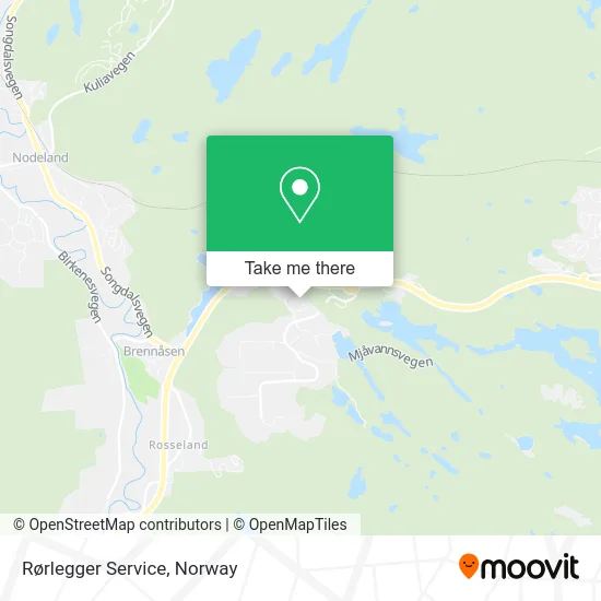 Rørlegger Service map