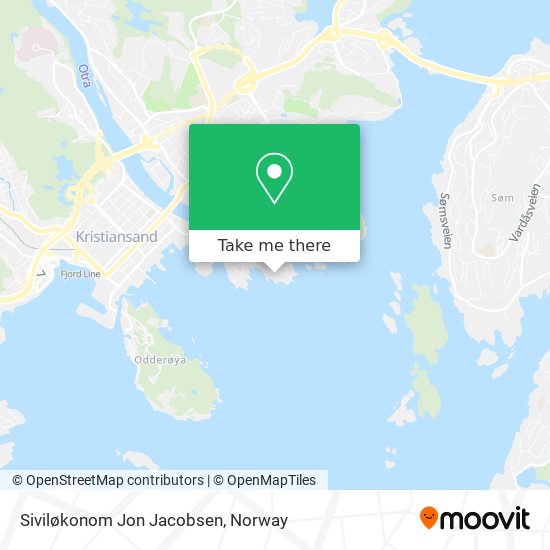 Siviløkonom Jon Jacobsen map