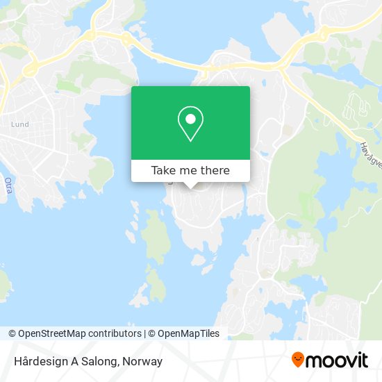 Hårdesign A Salong map