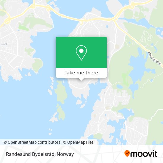 Randesund Bydelsråd map