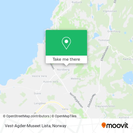 Vest-Agder-Museet Lista map