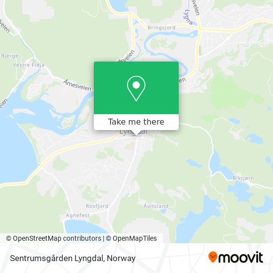 Sentrumsgården Lyngdal map