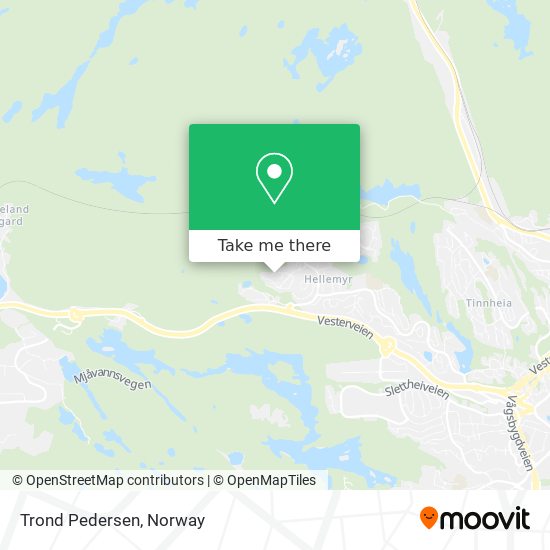 Trond Pedersen map