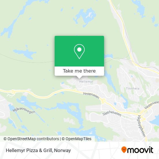 Hellemyr Pizza & Grill map